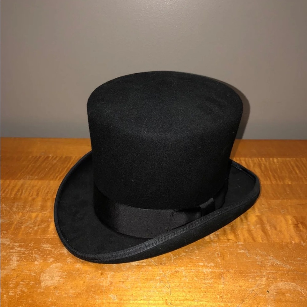 Men’s 100% Wool Top Hat